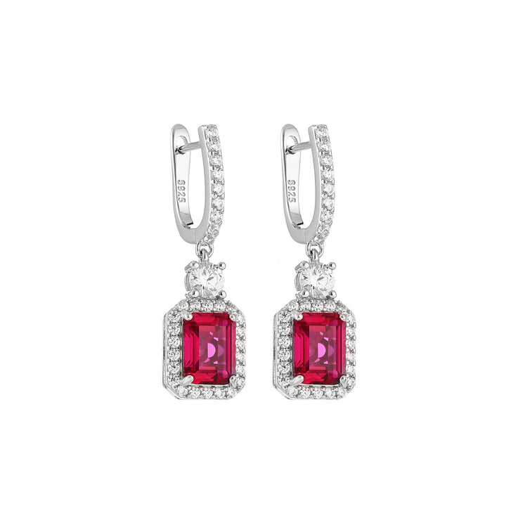 Ruby Drop Earrings
